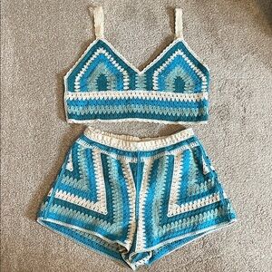 Rebellion Crochet Two-Piece Set